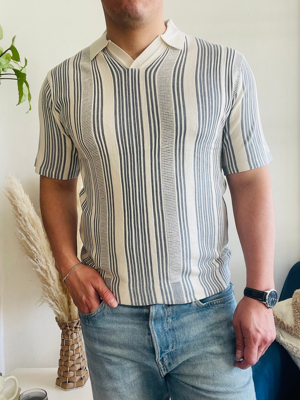 Polera Piqué texturizada Marsella